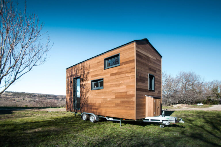 Photo d'une tiny house du constructeur Plume
